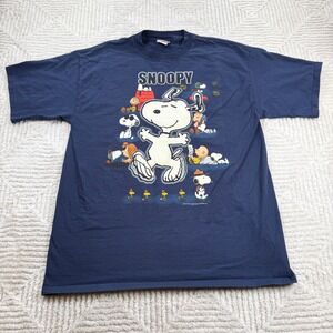VTG Peanuts Snoopy T Shirt Men XL 50th Anniversary Charlie Brown 90s Y2K Tee